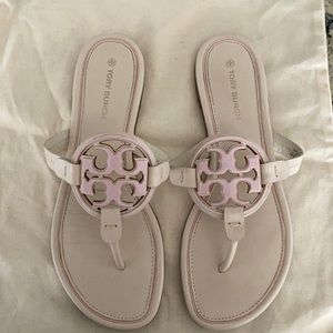 Tory Burch Metal Logo Miller - Seashell Pink